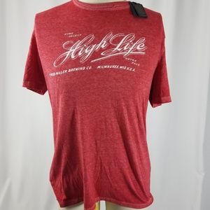 Lucky Brand Miller High Life Heathered Shirt Sz M